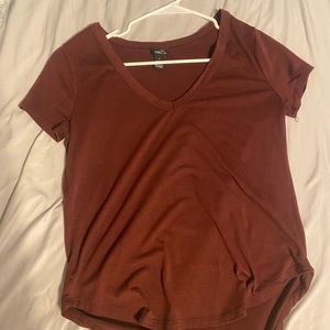 Small maroon blouse